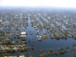 The aftermath of Hurricane Katrina