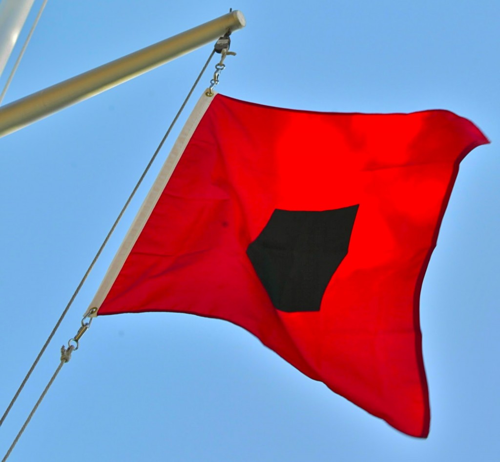 hurricane warning flag