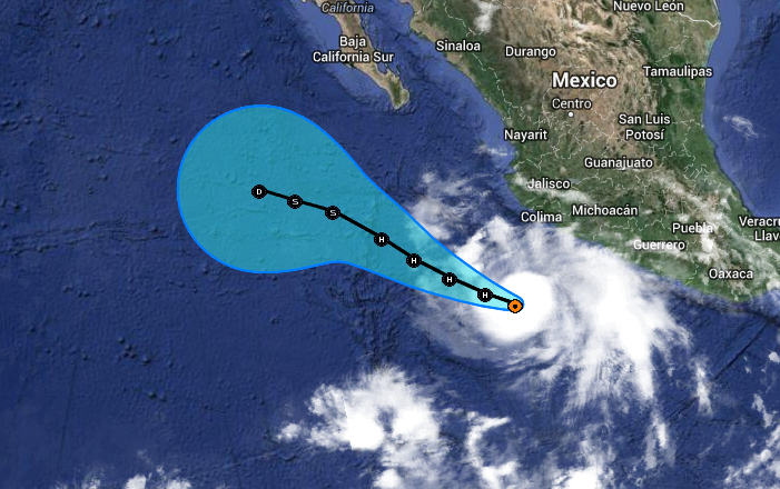 Hurricane Cristina Lingers Near Mexican Coast Picture 1