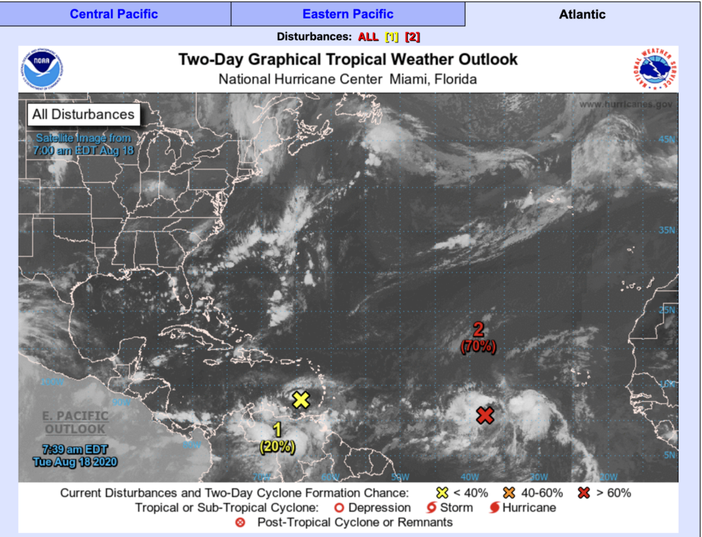 National Hurricane Center Tracking 3 Potential Hurricanes National
